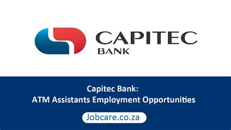 capitec bank atm assistant vacancies